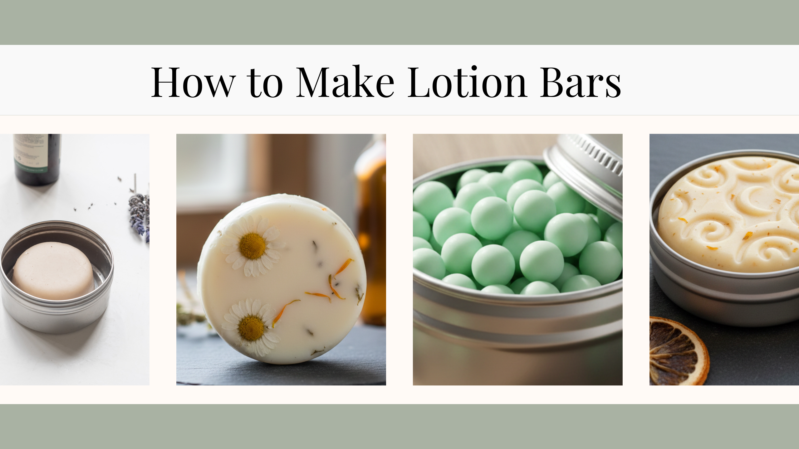 How to make lotion bars that melt on contact with skin