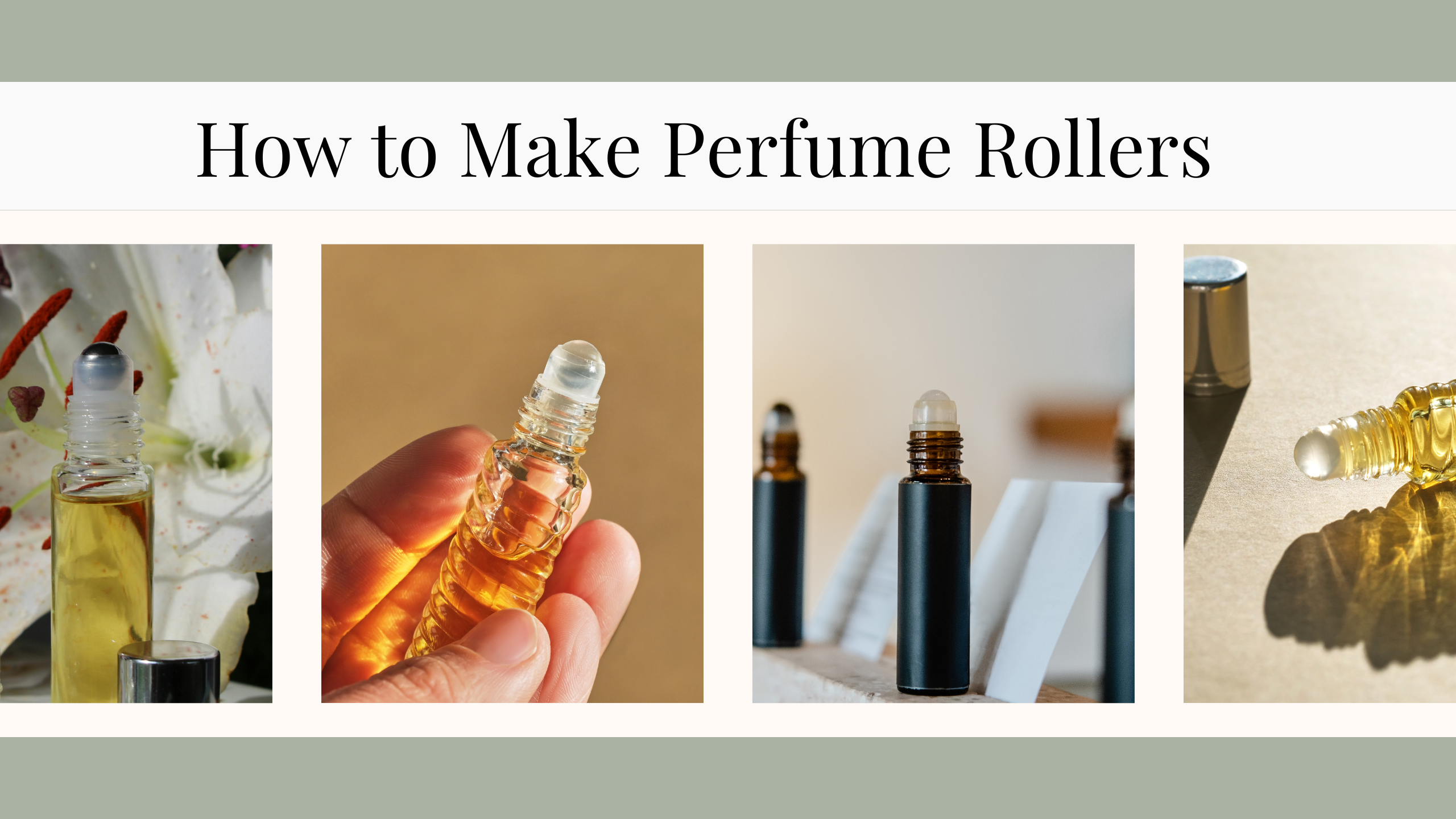 How to make roll-on perfume with essential and fragrance oils