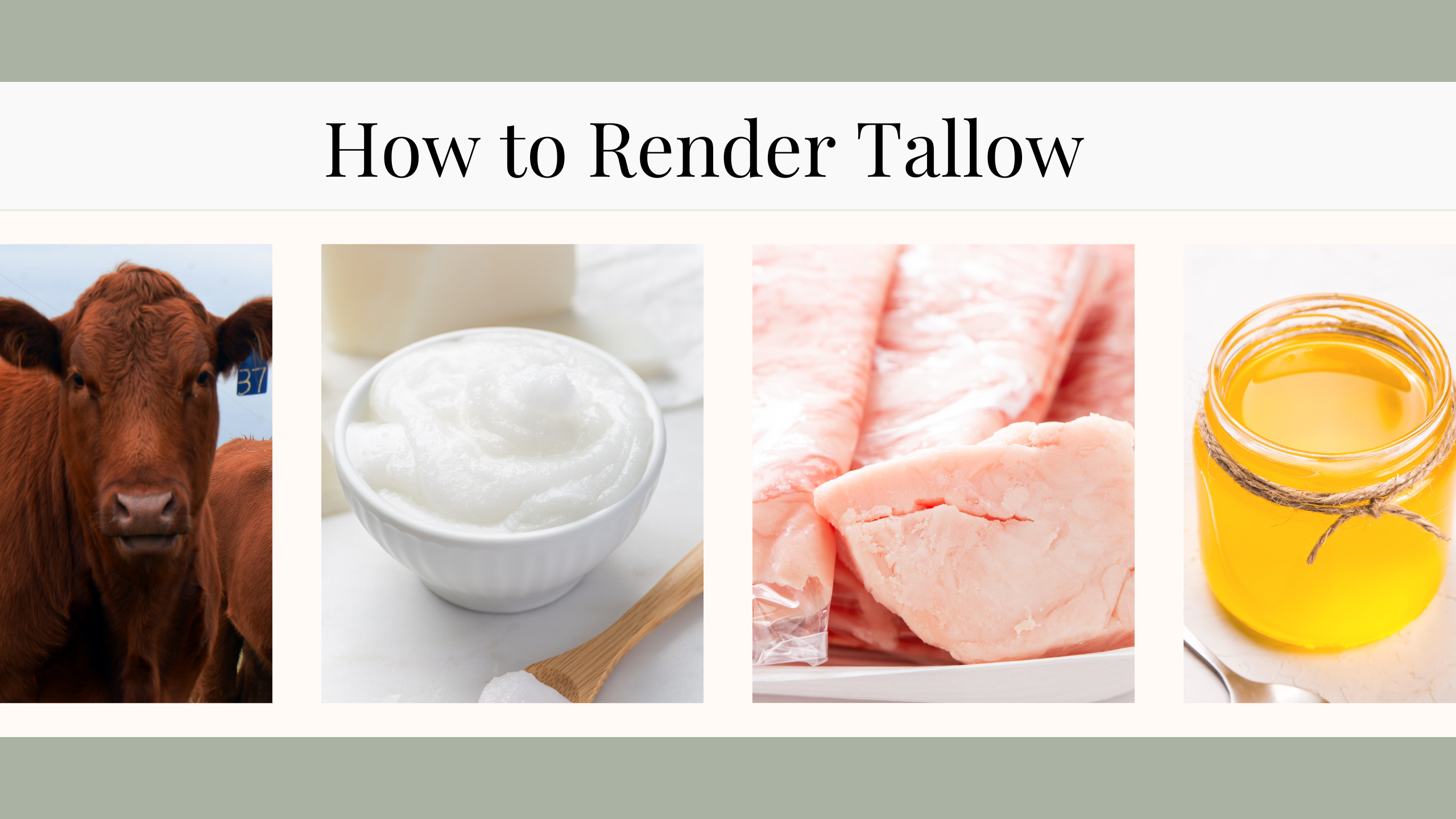 How to render beef tallow at home for soapmaking