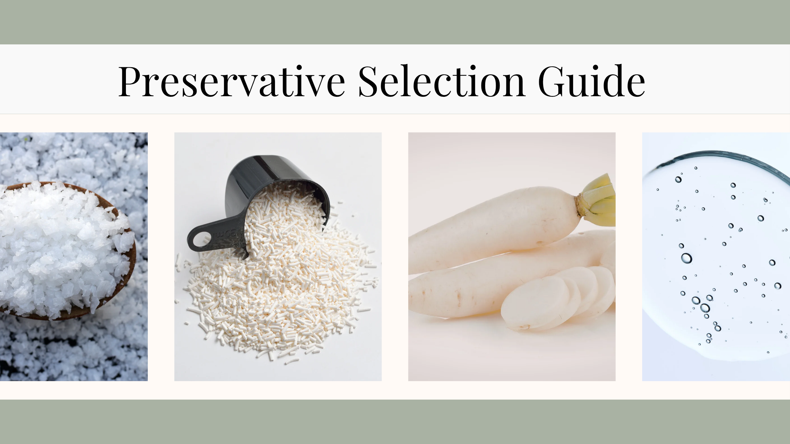 Guide to choosing preservatives for cosmetic formulations